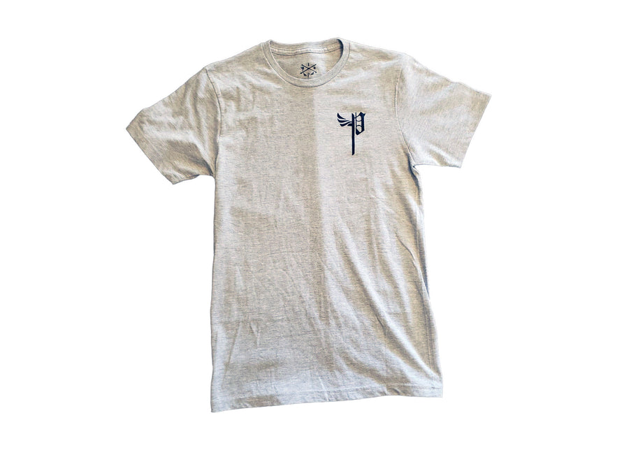 PlayTimezOver P Logo Tee - Grey