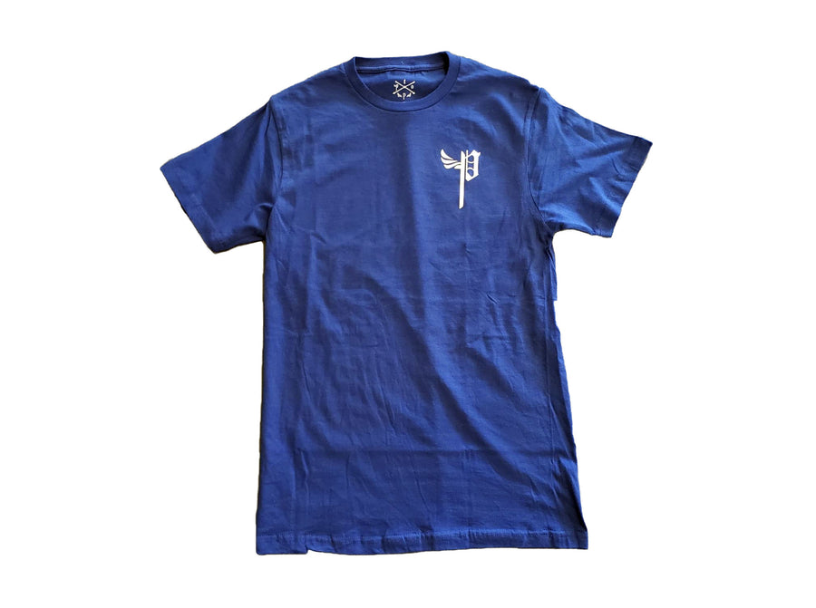 PlayTimezOver P Logo Tee - Low Blue